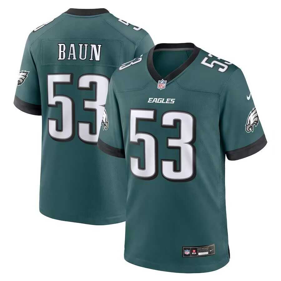 Men & Women & Youth Philadelphia Eagles #53 Zack Baun Green Vapor Limited Jersey->philadelphia eagles->NFL Jersey